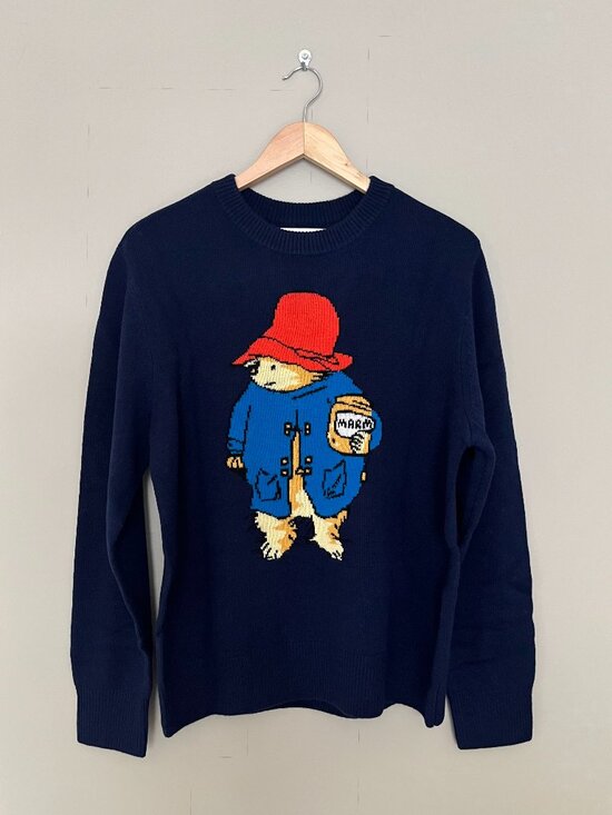 Rowing Blazers Sweaters - Rowing Blazers Paddington Bear Cashmere Sweater Classic Navy Size S